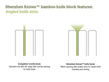 Bamboo Knife Block - In-Drawer Bamboo Knife Block