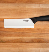 Ceramic Knife - 6" Ceramic Vegetable Cleaver (Nakiri Knife)